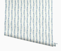 Tracy & Co Eden Wallpaper - Indigo
