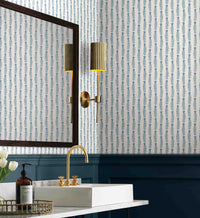 Tracy & Co Eden Wallpaper - Indigo