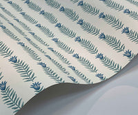 Tracy & Co Eden Wallpaper Sample - Indigo