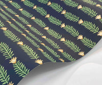 Tracy & Co Eden Wallpaper Sample - Navy