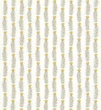 Tracy & Co Eden Wallpaper - White & Metallic Gold