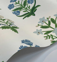 Tracy & Co Mughal Rose Wallpaper - Indigo