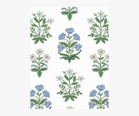 Tracy & Co Mughal Rose Wallpaper Sample - Indigo