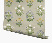 Tracy & Co Mughal Rose Wallpaper - Linen