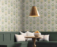 Tracy & Co Mughal Rose Wallpaper Sample - Linen