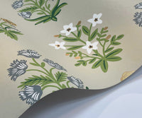 Tracy & Co Mughal Rose Wallpaper Sample - Linen