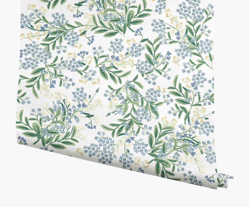 Tracy & Co Cornflower Wallpaper - White