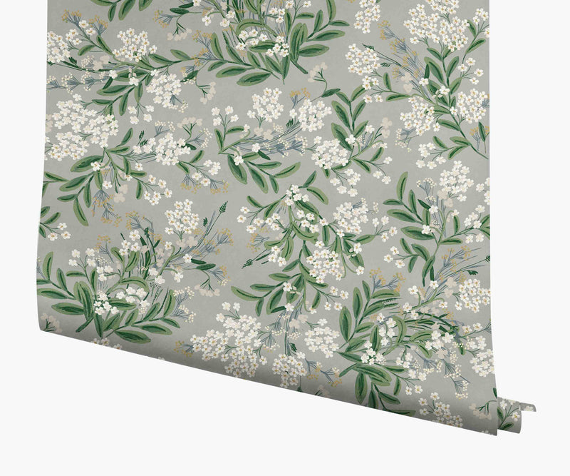 Tracy & Co Cornflower Wallpaper - Grey