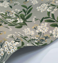 Tracy & Co Cornflower Wallpaper - Grey