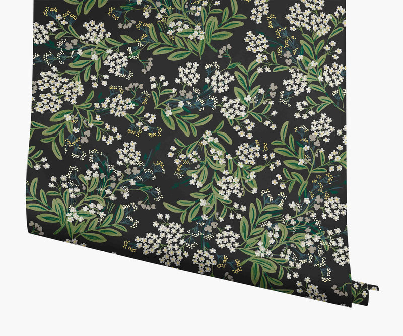 Tracy & Co Cornflower Wallpaper - Black