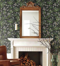 Tracy & Co Cornflower Wallpaper - Black