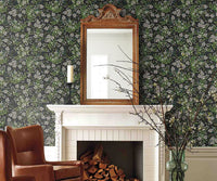 Tracy & Co Cornflower Wallpaper Sample - Black