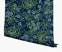 Tracy & Co Cornflower Wallpaper - Navy