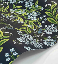 Tracy & Co Cornflower Wallpaper - Navy