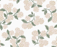 Tracy & Co Hydrangea Wallpaper - White & Blush