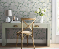 Tracy & Co Hydrangea Wallpaper Sample - Linen