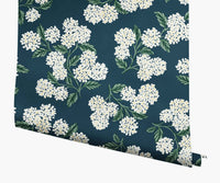 Tracy & Co Hydrangea Wallpaper - Teal
