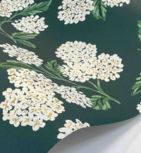 Tracy & Co Hydrangea Wallpaper - Teal