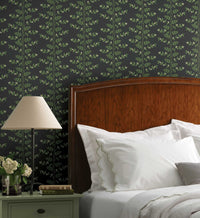 Tracy & Co Climbing Vines Wallpaper - Black