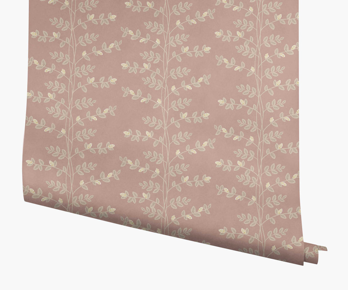 Tracy & Co Climbing Vines Wallpaper - Rose