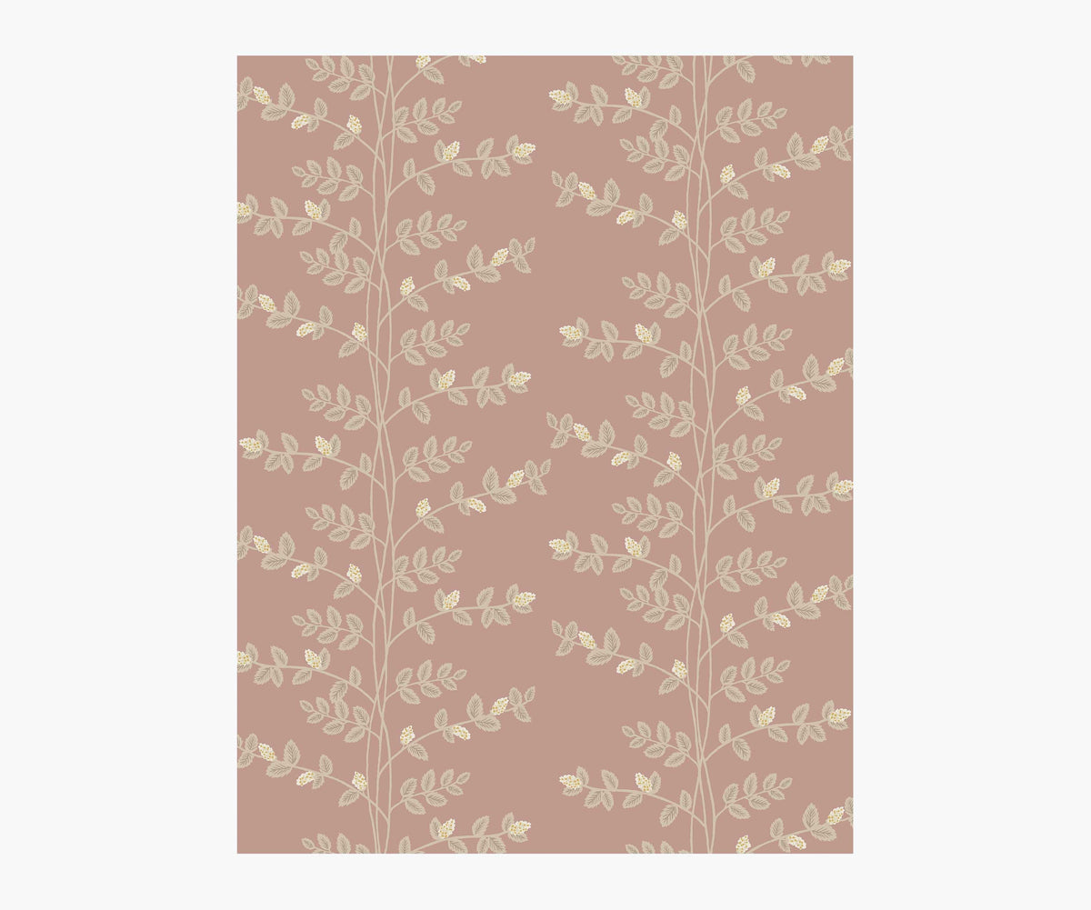 Tracy & Co Climbing Vines Wallpaper Sample - Rose
