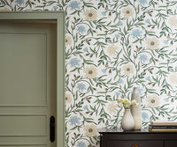 Tracy & Co Aster Wallpaper Sample - White