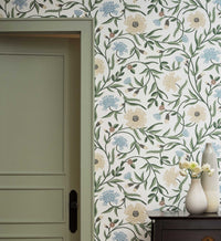 Tracy & Co Aster Wallpaper - White