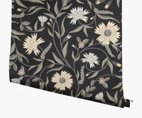 Tracy & Co Aster Wallpaper - Black