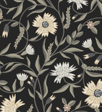 Tracy & Co Aster Wallpaper - Black