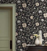 Tracy & Co Aster Wallpaper - Black