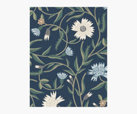 Tracy & Co Aster Wallpaper Sample - Navy