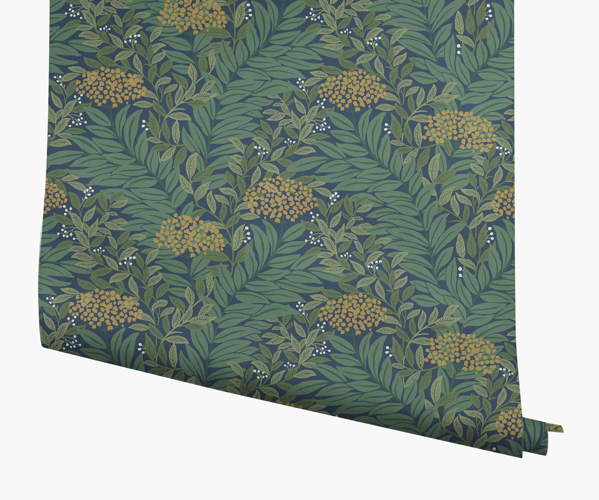 Tracy & Co Highgrove Wallpaper - Navy
