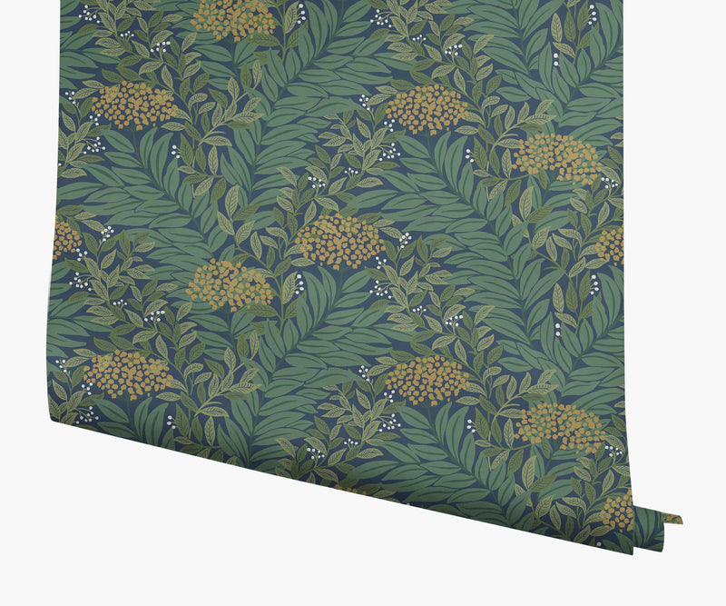 Tracy & Co Highgrove Wallpaper - Navy