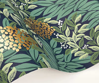Tracy & Co Highgrove Wallpaper Sample - Navy