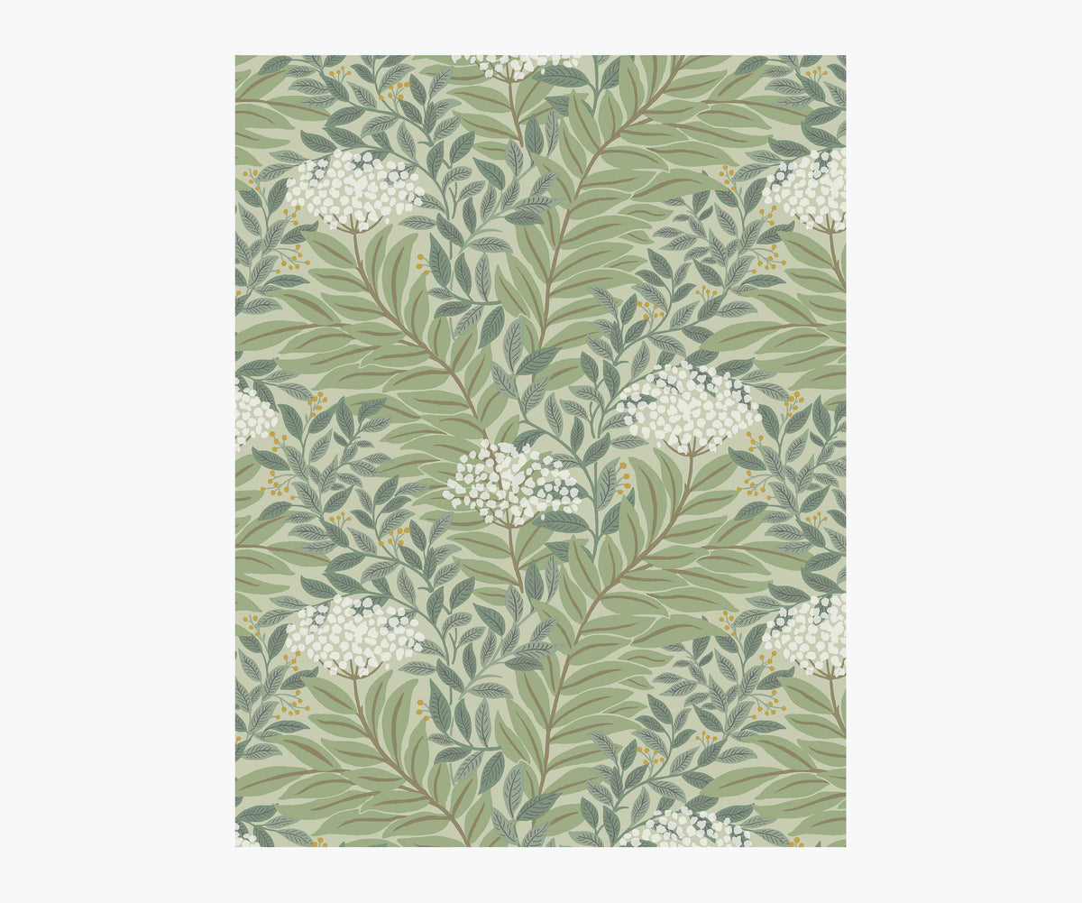 Tracy & Co Highgrove Wallpaper Sample - Sage