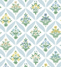 Tracy & Co Estee Garden Wallpaper - Blue Multi