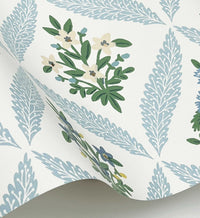 Tracy & Co Estee Garden Wallpaper - Blue Multi
