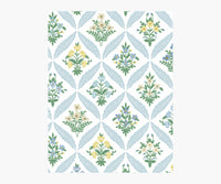 Tracy & Co Estee Garden Wallpaper Sample - Blue Multi
