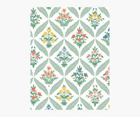 Tracy & Co Estee Garden Wallpaper Sample - Sage Multi