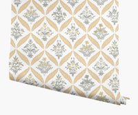 Tracy & Co Estee Garden Wallpaper - Gold Multi