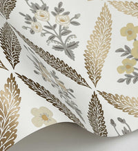 Tracy & Co Estee Garden Wallpaper - Gold Multi