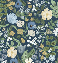 Tracy & Co Blossom Wallpaper - Navy