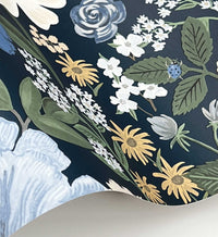 Tracy & Co Blossom Wallpaper - Navy