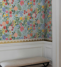 Tracy & Co Blossom Wallpaper - Light Blue