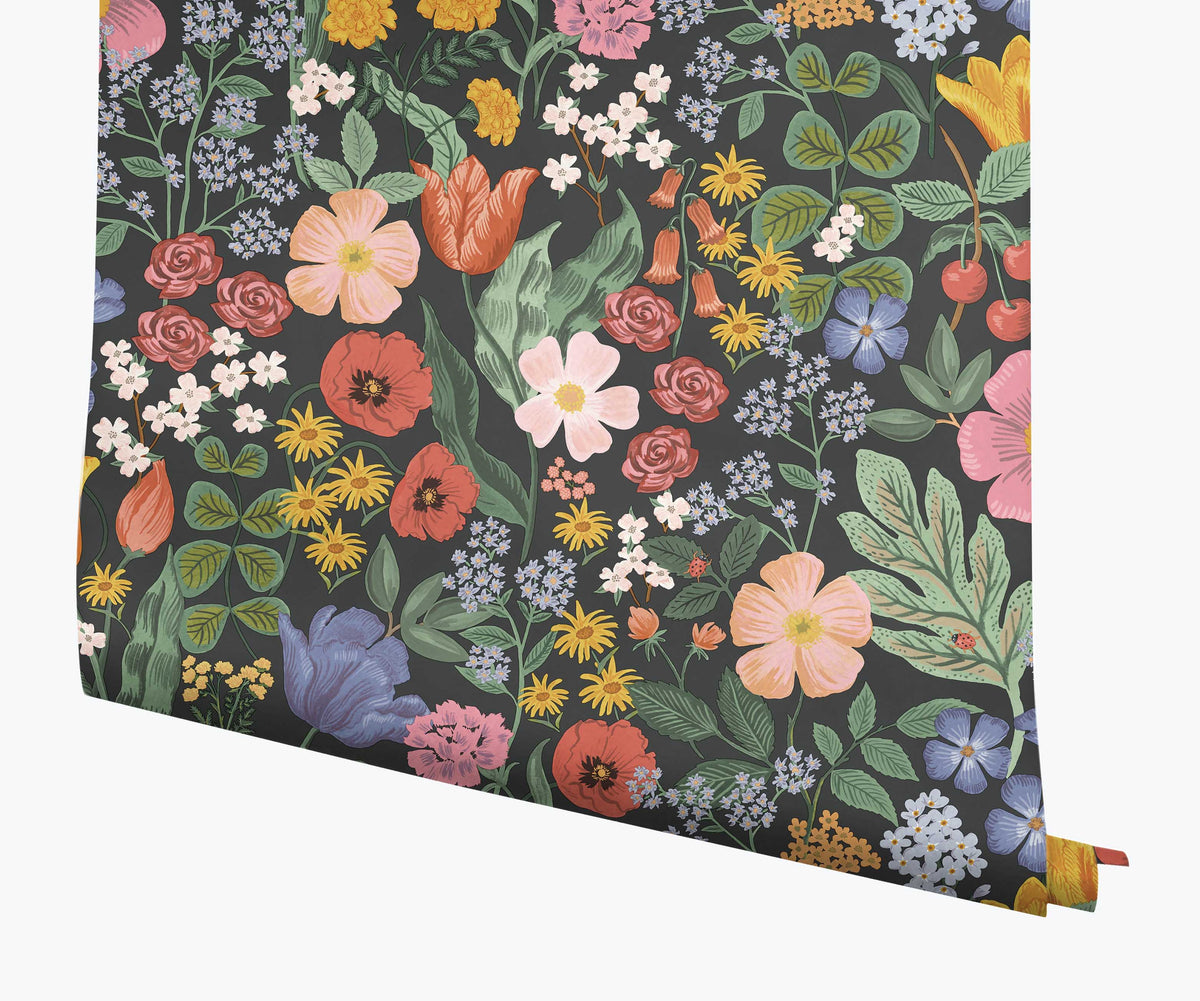 Tracy & Co Blossom Wallpaper - Black