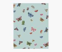 Tracy & Co Butterfly House Wallpaper Sample - Light Blue