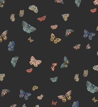 Tracy & Co Butterfly House Wallpaper - Black