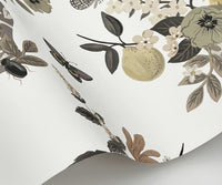 Tracy & Co Flower Studies Wallpaper Sample - Linen