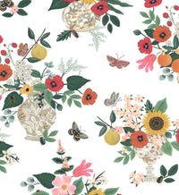 Tracy & Co Flower Studies Wallpaper - Rose Multi