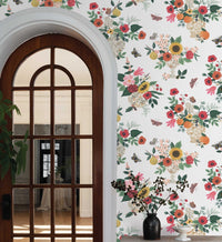 Tracy & Co Flower Studies Wallpaper - Rose Multi